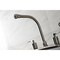 Kingston Brass Centerset Kitchen Faucet with Plastic Sprayer, Brushed Nickel FB758SVLSP - alternate 4